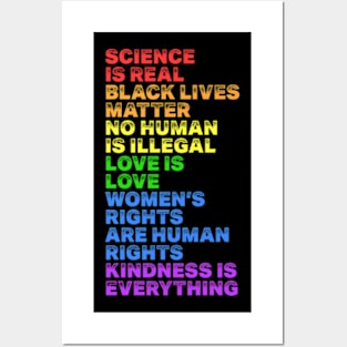 Science Is Real Black Lives Matter Posters and Art